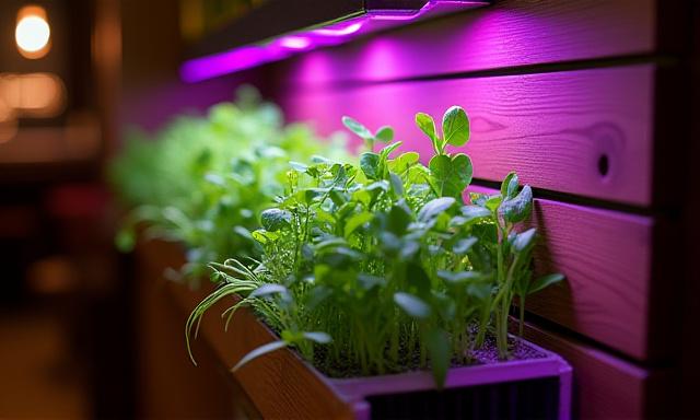 Farm to table vertical garden in Tribeca restaurant